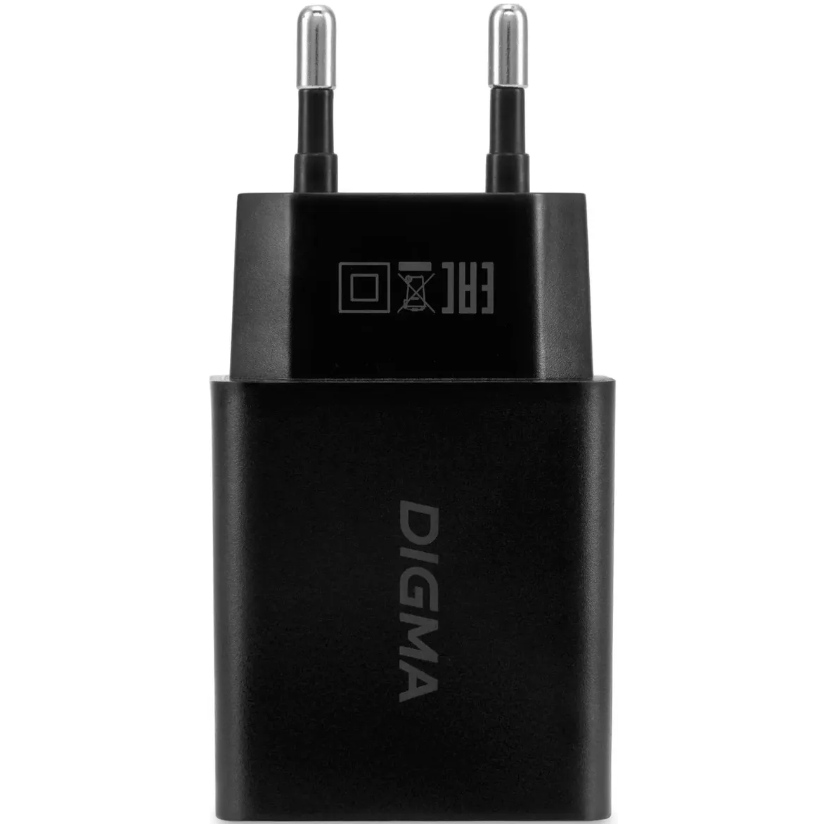 Сетевое зарядное устройство Digma DGW2D Black - DGW2D0F110BK - фото 3