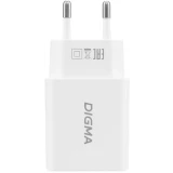 Сетевое зарядное устройство Digma DGW2D White (DGW2D0F110WH)