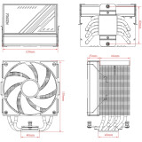 Кулер ID-COOLING FROZN A610 Black (FROZN A610 BLACK)