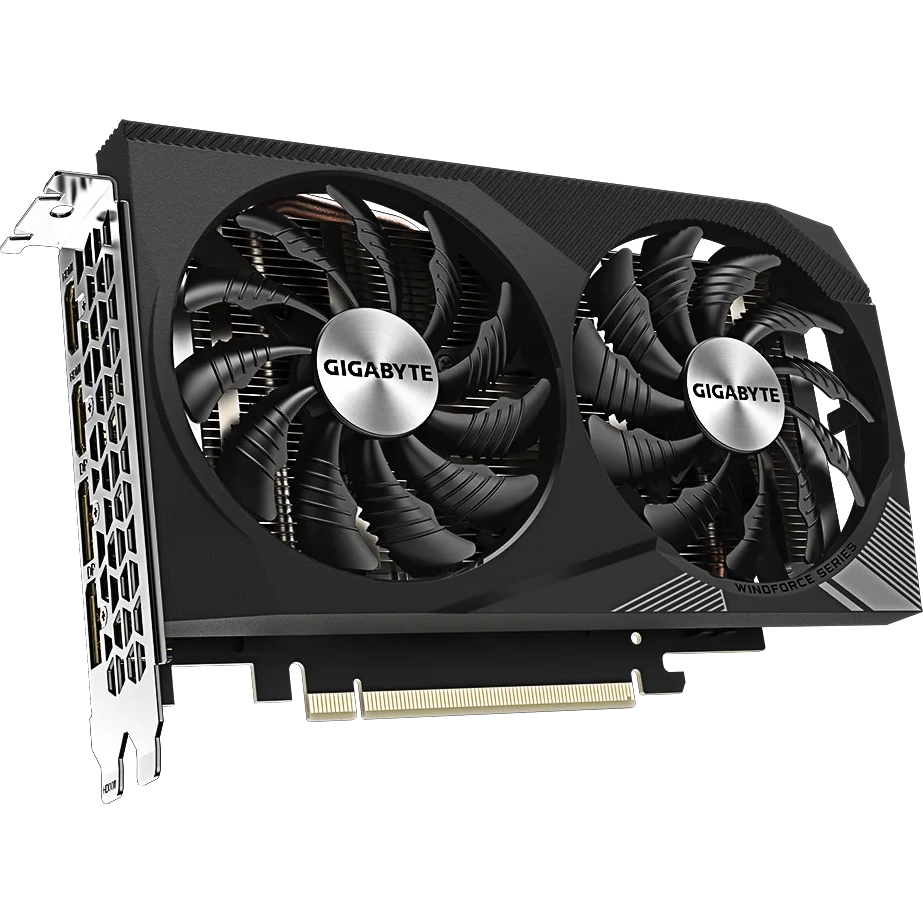 Видеокарта NVIDIA GeForce RTX 3050 Gigabyte WindForce OC 8GB (GV-N3050WF2OCV2-8GD)