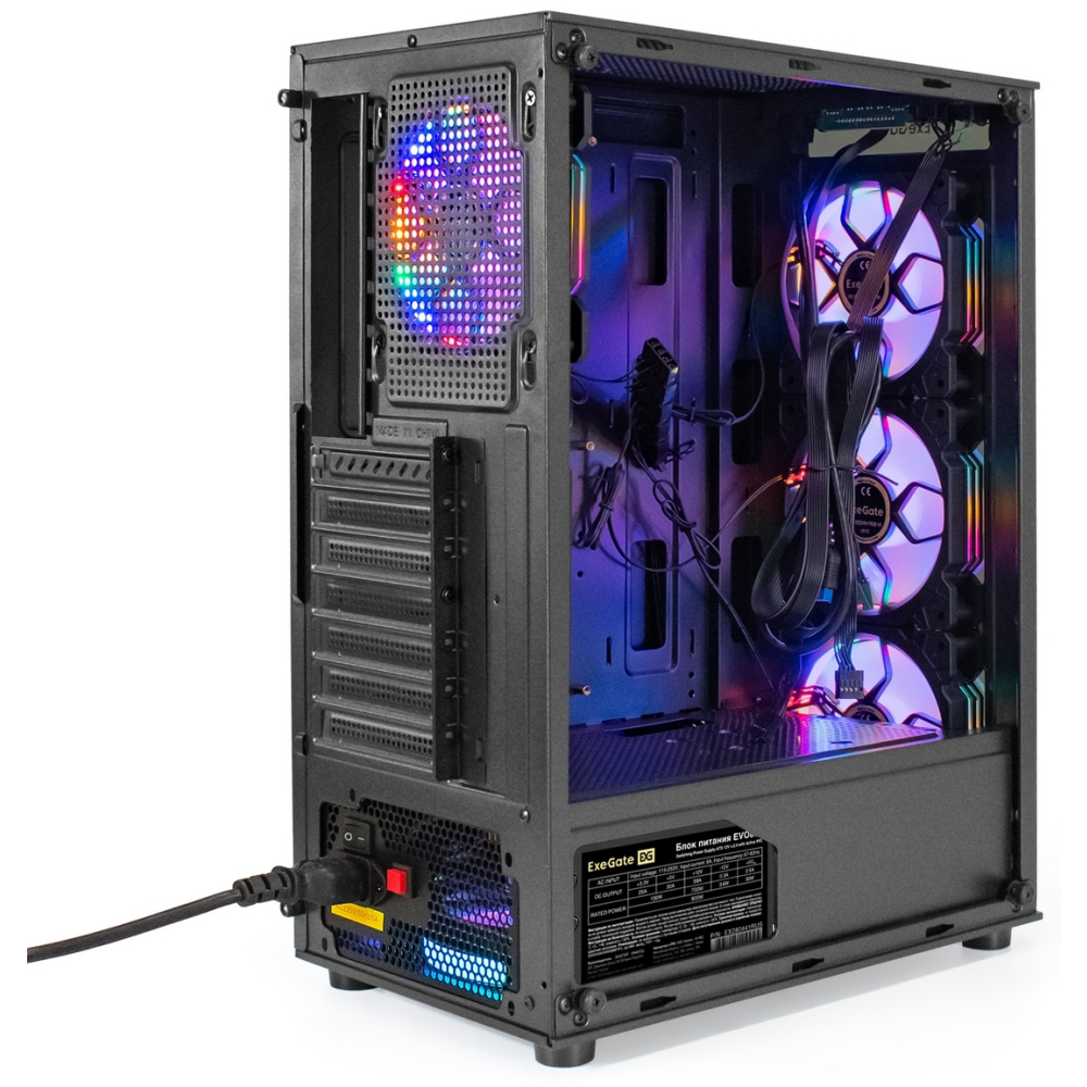 Корпус ExeGate i3 BASE-EVO800 Black - EX296079RUS - фото 3