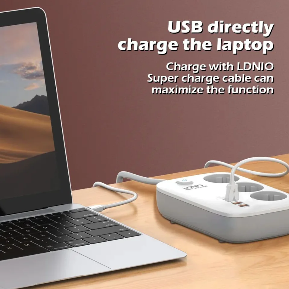 Сетевой фильтр LDNIO SE3436 - фото 6