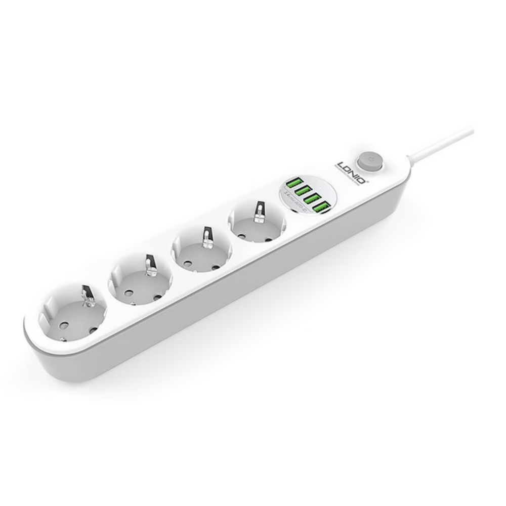 Сетевой удлинитель LDNIO SE4432 White/Grey