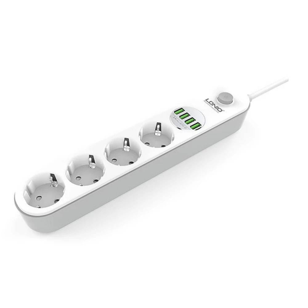 Сетевой удлинитель LDNIO SE4432 White/Grey - LD_B4438