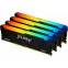 Оперативная память 128Gb DDR4 3200MHz Kingston Fury Beast Black RGB (KF432C16BB2AK4/128) (4x32Gb KIT)