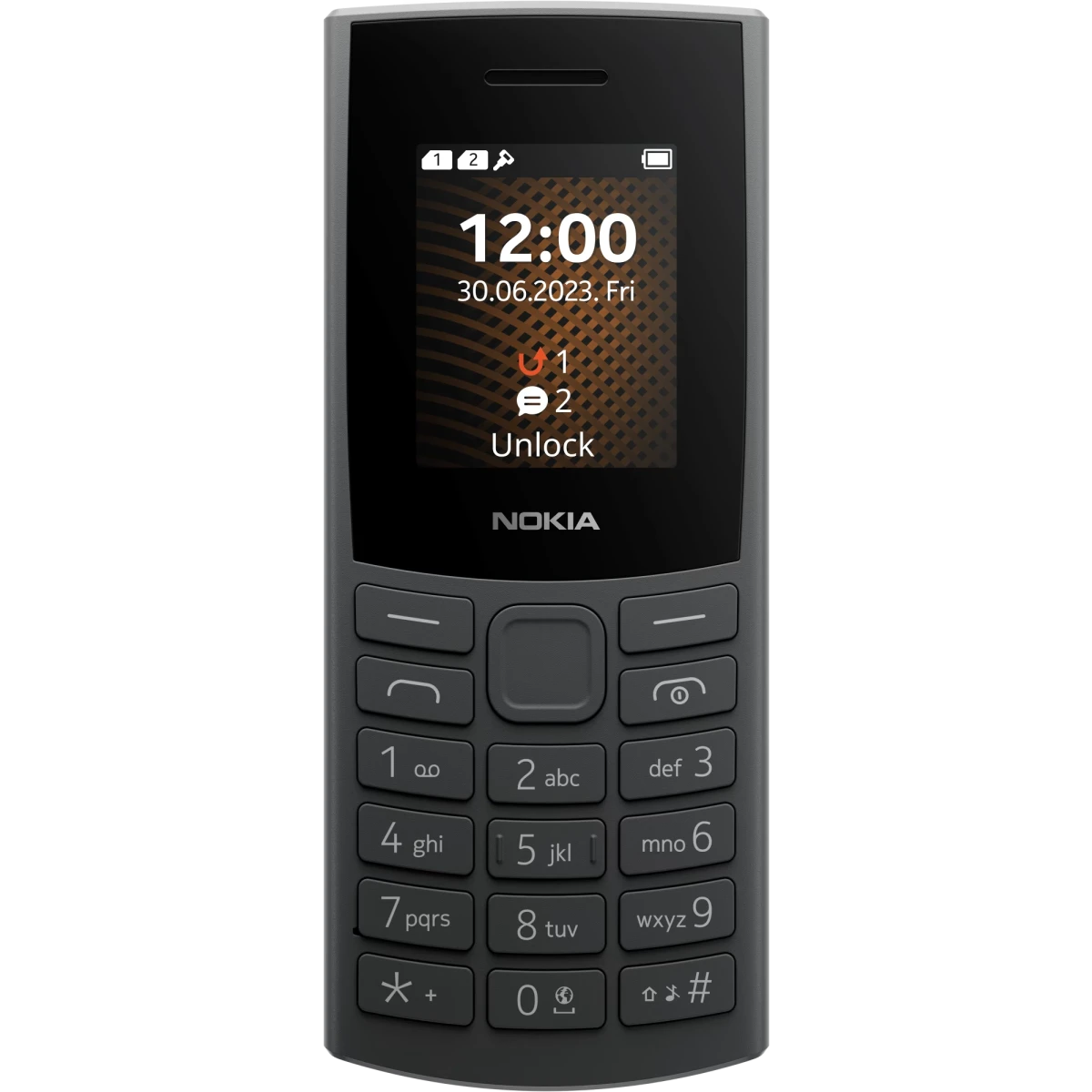 Телефон Nokia 106 Dual Sim Charcoal (TA-1564) - 1GF019BPA2C02/03 - фото 2