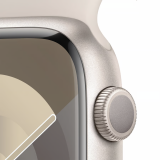 Умные часы Apple Watch Series 9 45mm Starlight Aluminum Case with Starlight Sport Band (MR963LL/A)
