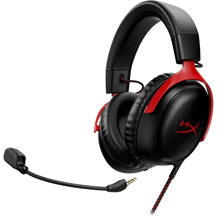 Гарнитура HyperX Cloud III Black/Red - 727A9AA - фото 5