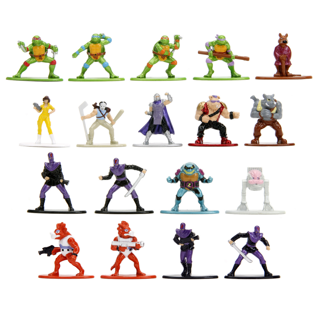Фигурка Jada Toys Nano Metalfigs TMNT 18-pack (34460) - фото 2