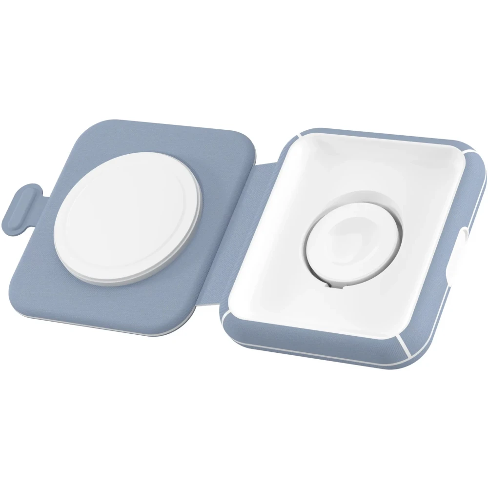 Беспроводное зарядное устройство Lyambda LMS201 Blue - LMS201_BL - фото 2