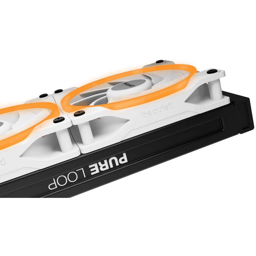 Вентилятор для корпуса Be Quiet Light Wings White 140mm High-speed PWM, 3 шт. - BL103 - фото 3