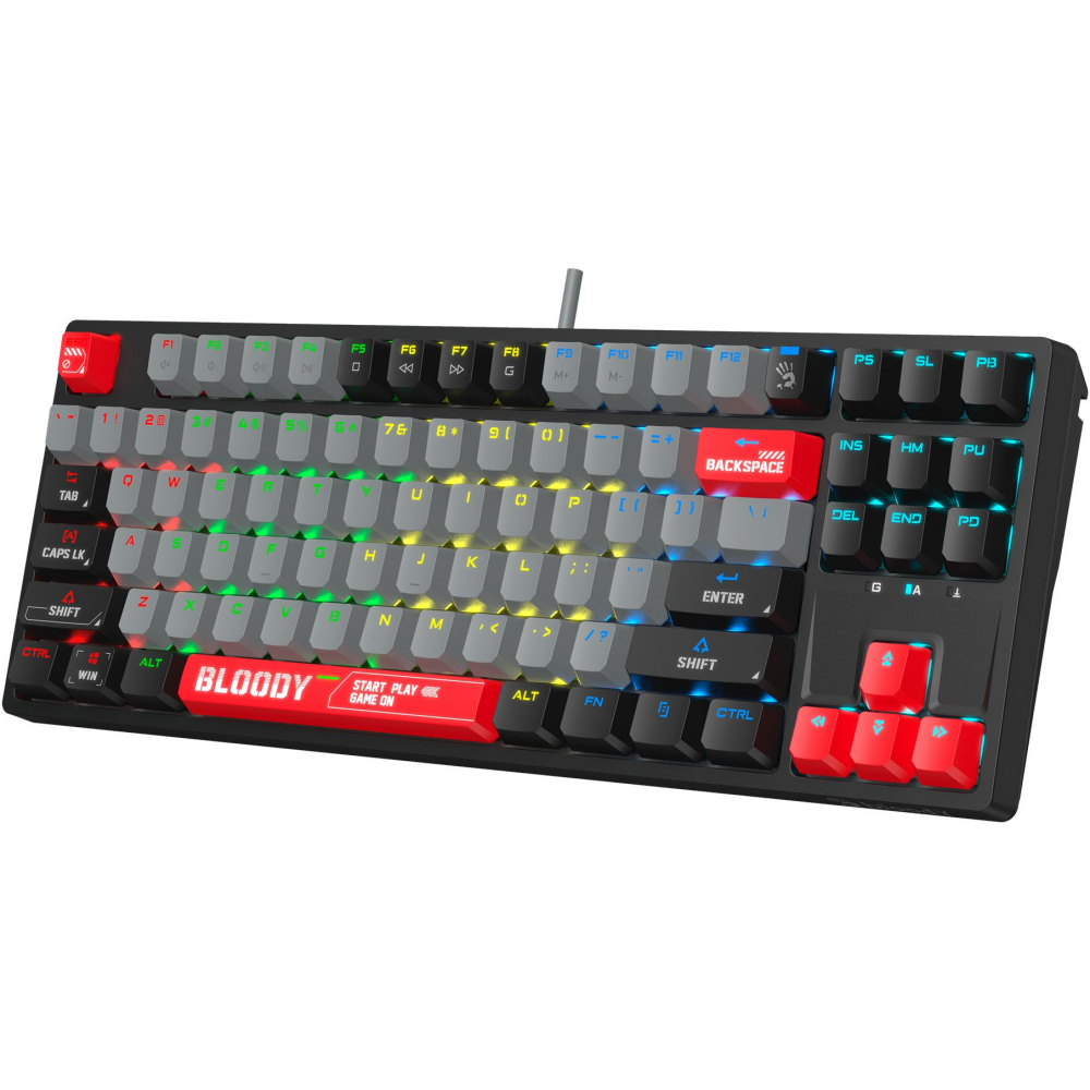 Клавиатура Bloody S87 Energy Red - фото 5