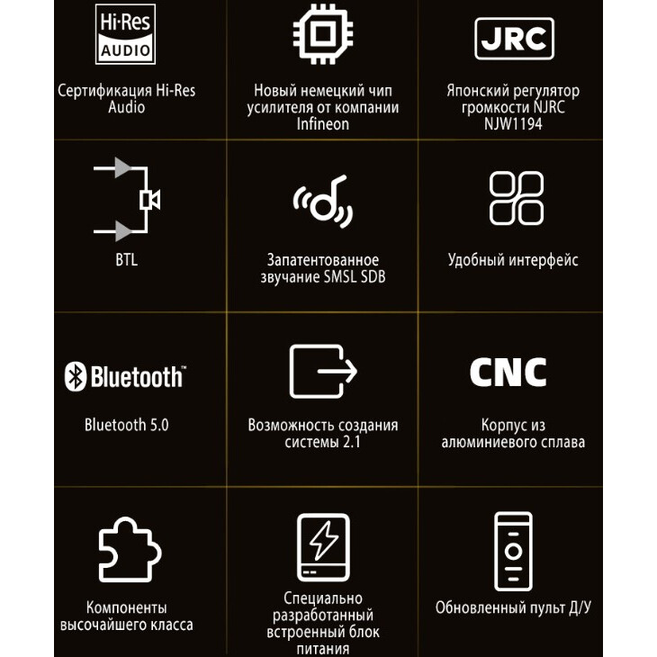 Интегральный усилитель S.M.S.L. A300 Black - фото 6