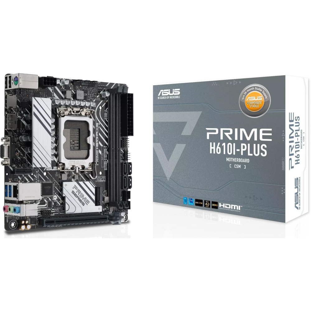 Материнская плата ASUS PRIME H610I-PLUS-CSM - фото 6