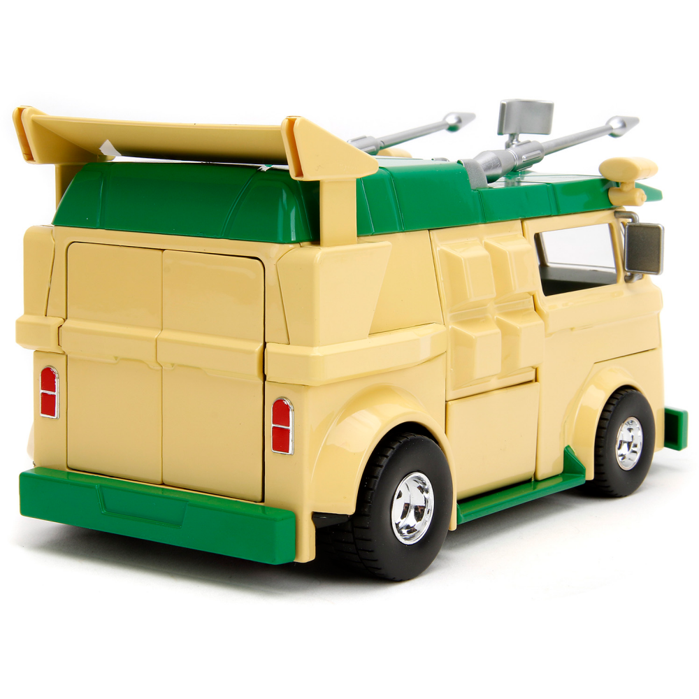 Коллекционная модель с фигуркой Jada Toys TMNT HWR Party Wagon (34529) - фото 3