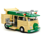Коллекционная модель с фигуркой Jada Toys TMNT HWR Party Wagon (34529)