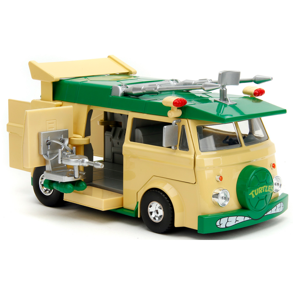 Коллекционная модель с фигуркой Jada Toys TMNT HWR Party Wagon (34529) - фото 5