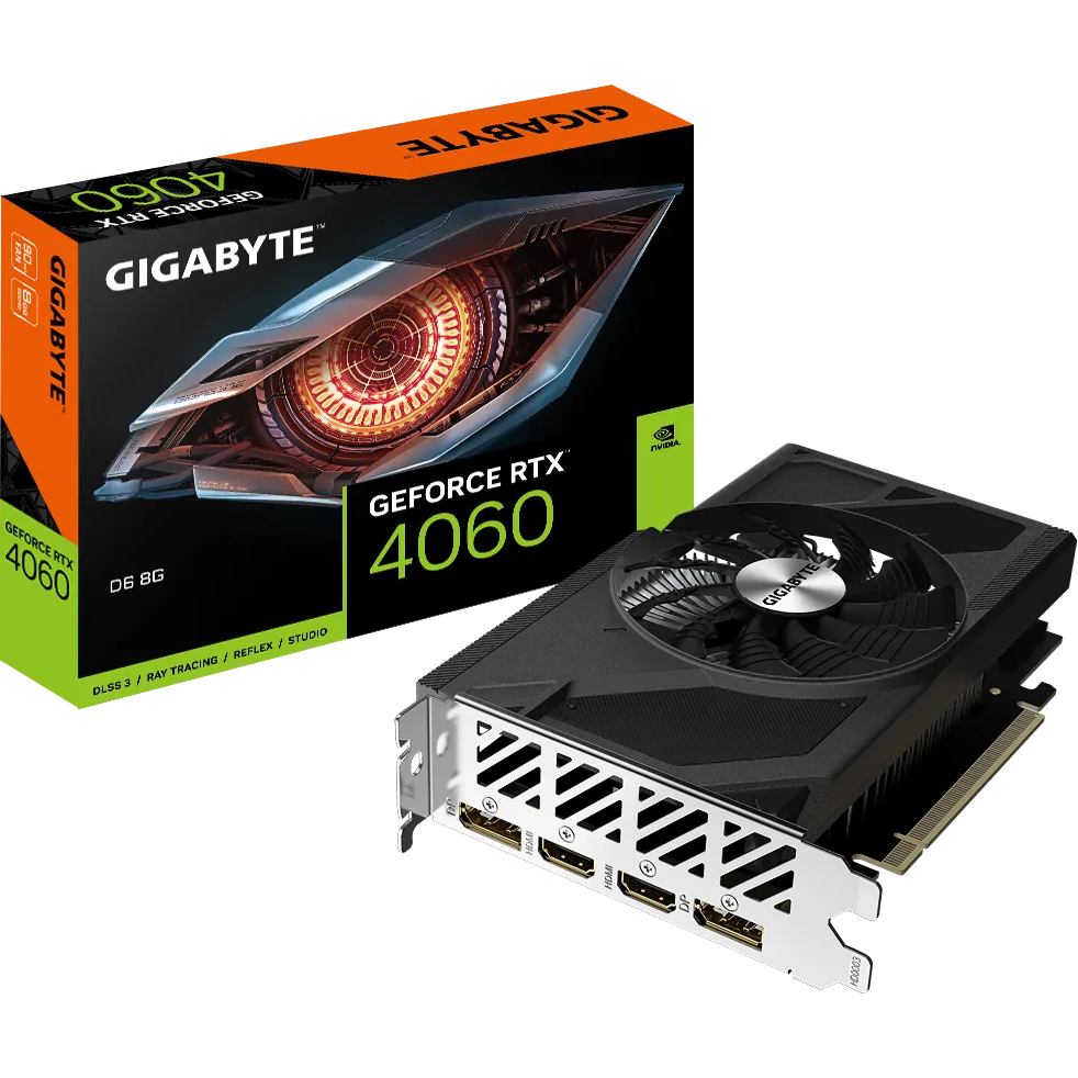 Видеокарта NVIDIA GeForce RTX 4060 Gigabyte 8Gb (GV-N4060D6-8GD) - фото 7