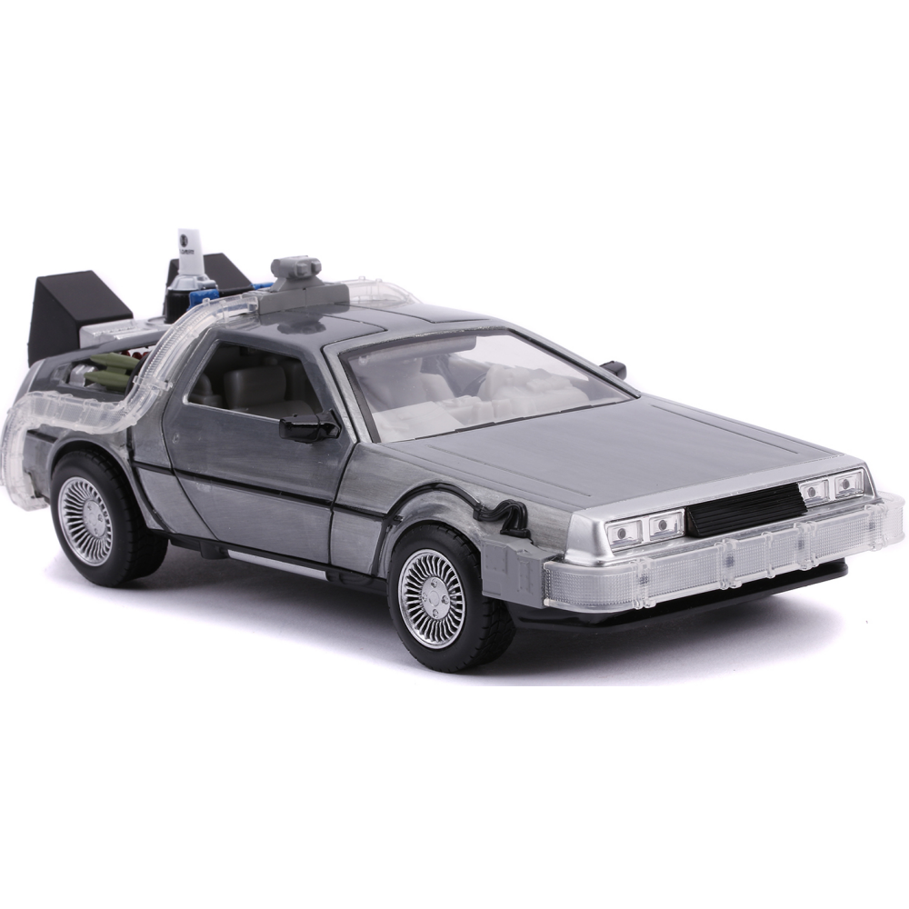 Коллекционная модель Jada Toys Back To The Future Time Machine Primer Brushed Raw Metal (31468) - фото 3