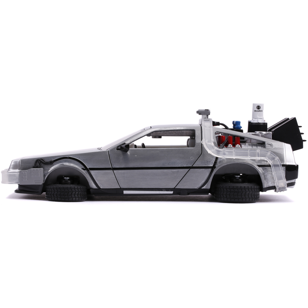 Коллекционная модель Jada Toys Back To The Future Time Machine Primer Brushed Raw Metal (31468) - фото 6