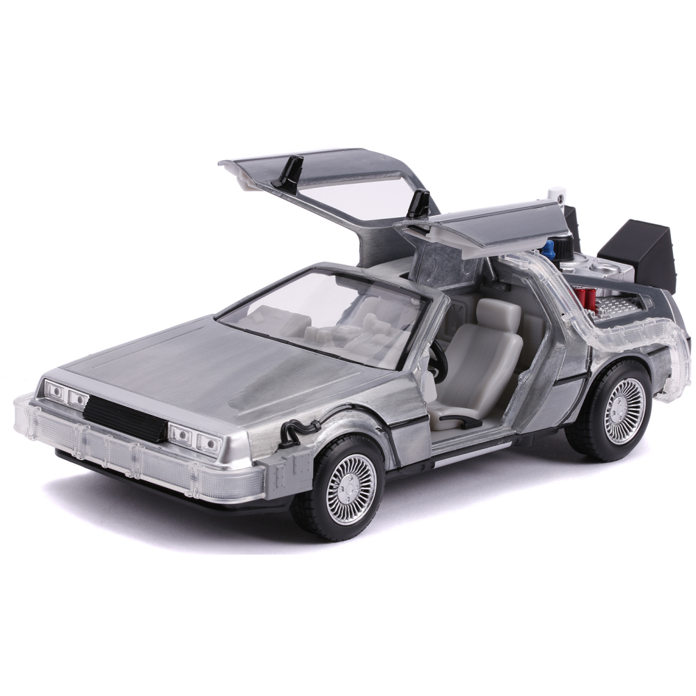 Коллекционная модель Jada Toys Back To The Future Time Machine Primer Brushed Raw Metal (31468) - фото 7