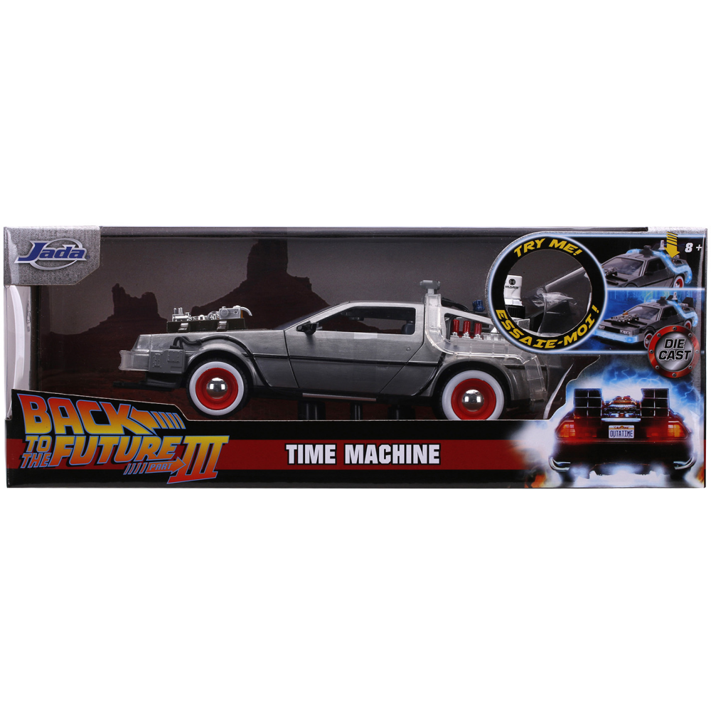 Коллекционная модель Jada Toys Metals Die-Cast Back to the Future 3 Time Machine - 32166 - фото 7