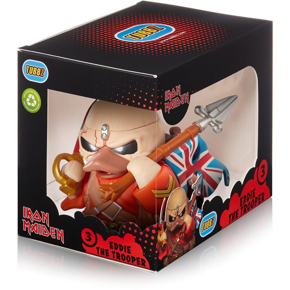 Фигурка-утка Numskull TUBBZ Iron Maiden Eddie The Trooper (Boxed Edition) - NS4630 - фото 4