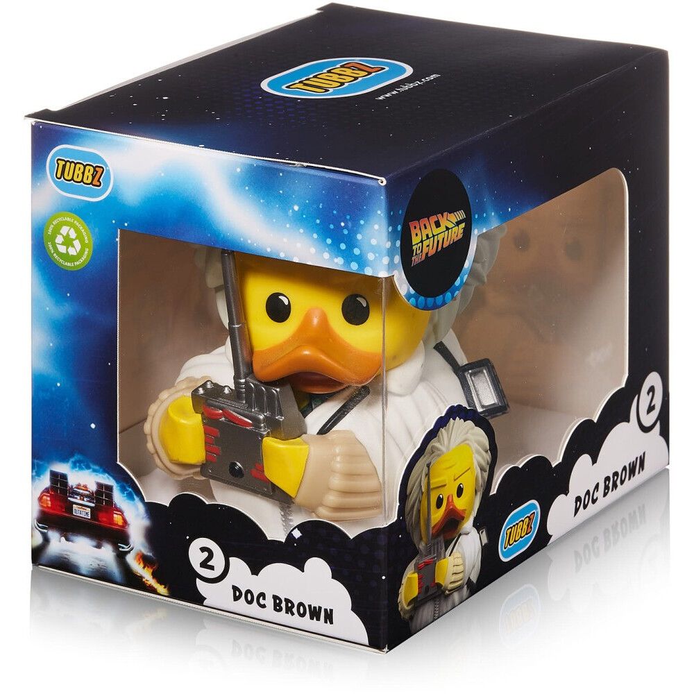 Фигурка-утка Numskull TUBBZ Back to the Future Doc Brown (Boxed Edition) - NS4617 - фото 4