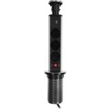 Сетевой удлинитель PREMIER Vertical 3R USB Grey, 1.8м (PX/BL-VRT-3R-2USB-GRE)