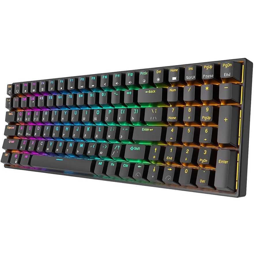 Клавиатура Royal Kludge RK100 Black (Brown Switch) - фото 3