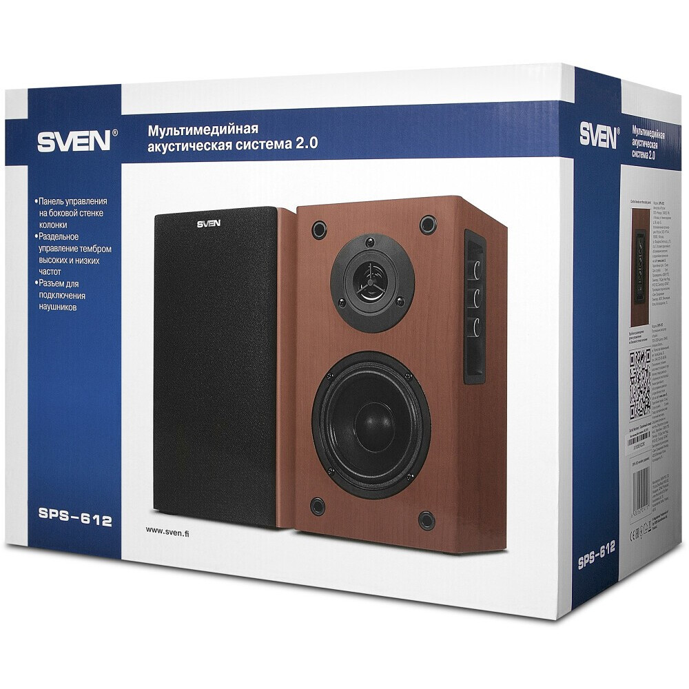Колонки Sven SPS-612 Brown - SV-014117 - фото 7
