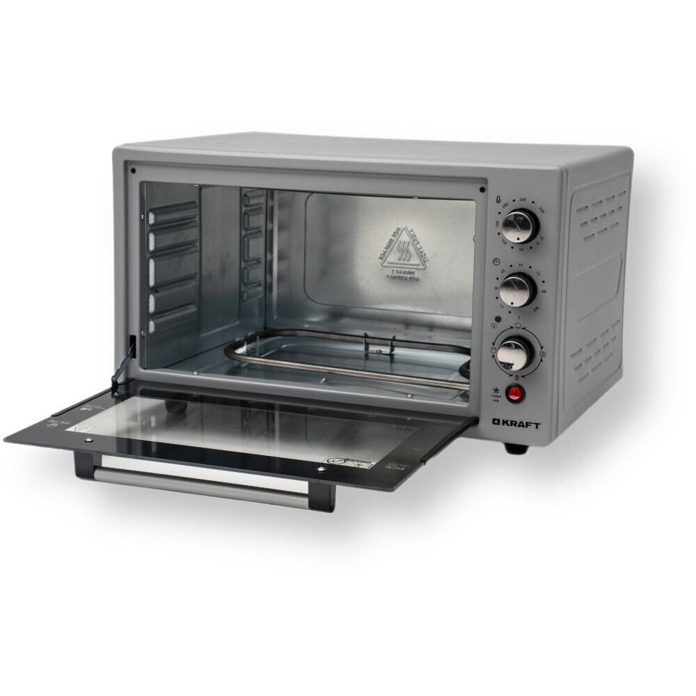 Мини-печь KRAFT KF-MO 3803 Grey - KF-MO 3803 GR - фото 3
