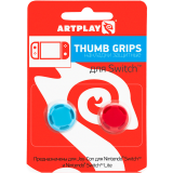 Накладки на стики Artplays Thumb Grips Pro Red/Blue для Nintendo Switch (ART12)