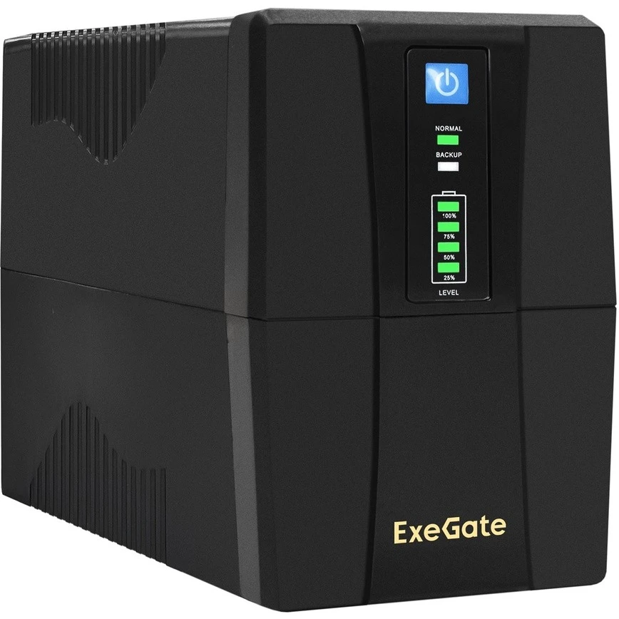 ИБП ExeGate Power Back BNB-650.LED.AVR.2SH.RJ.USB - EP285555RUS