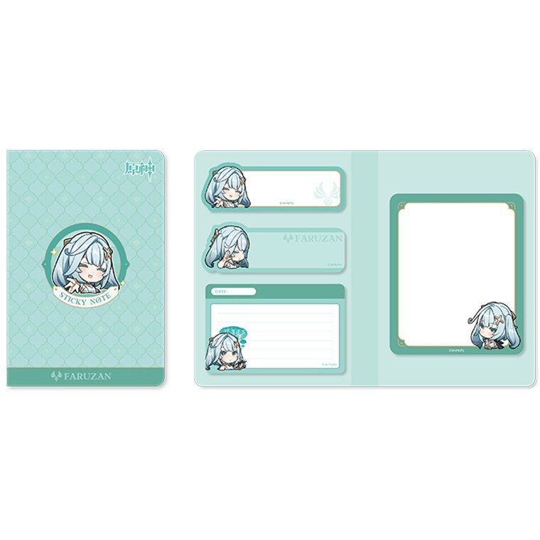 Стикеры для заметок miHoYo Genshin Impact Chibi Expression Faruzan - 6975628248995