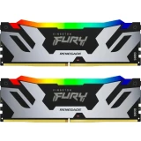 Оперативная память 48Gb DDR5 6400MHz Kingston Fury Renegade Silver RGB (KF564C32RSAK2-48) (2x24Gb KIT)