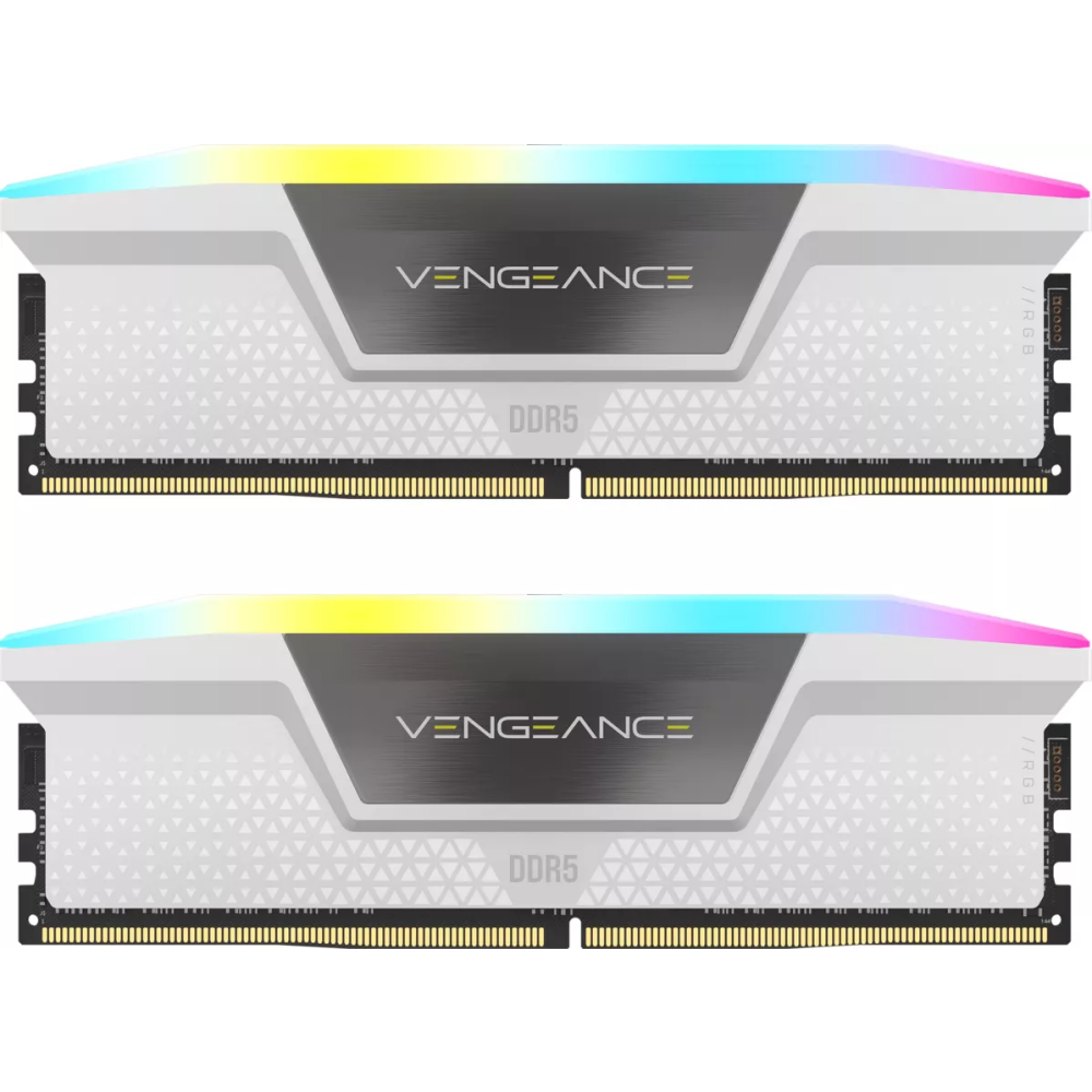 Оперативная память 32Gb DDR5 6400MHz Corsair Vengeance RGB (CMH32GX5M2B6400C36W) (2x16Gb KIT)