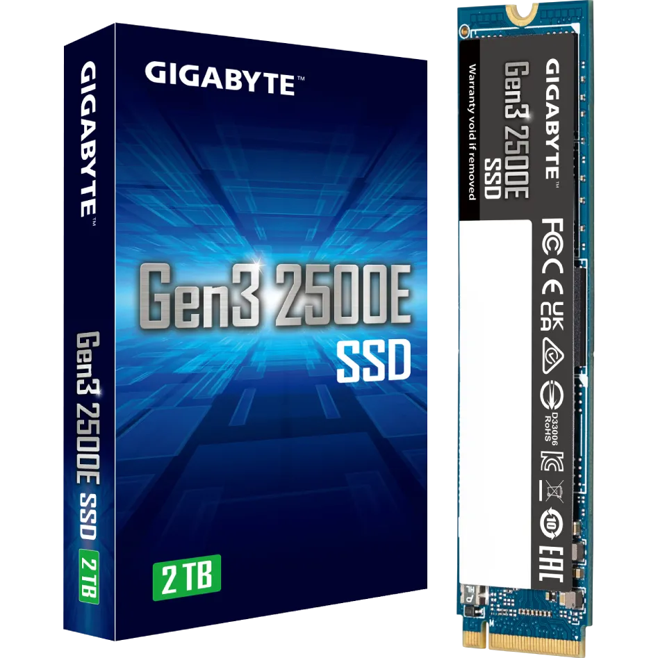Накопитель SSD 2Tb Gigabyte Gen3 2500E (G325E2TB) - фото 5
