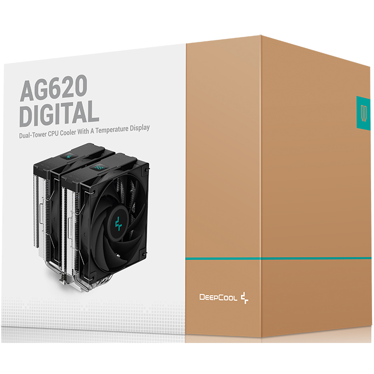Кулер DeepCool AG620 DIGITAL - R-AG620-BKNDMN-G-1 - фото 10