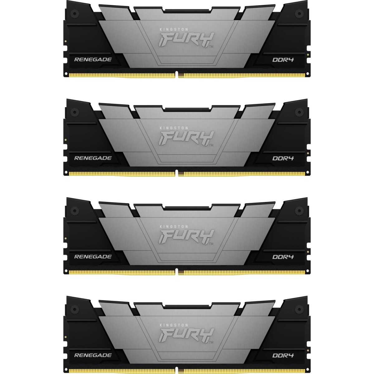 Оперативная память 128GB DDR4 3200MHz Kingston Fury Renegade (KF432C16RB2K4/128) (4x32GB KIT)