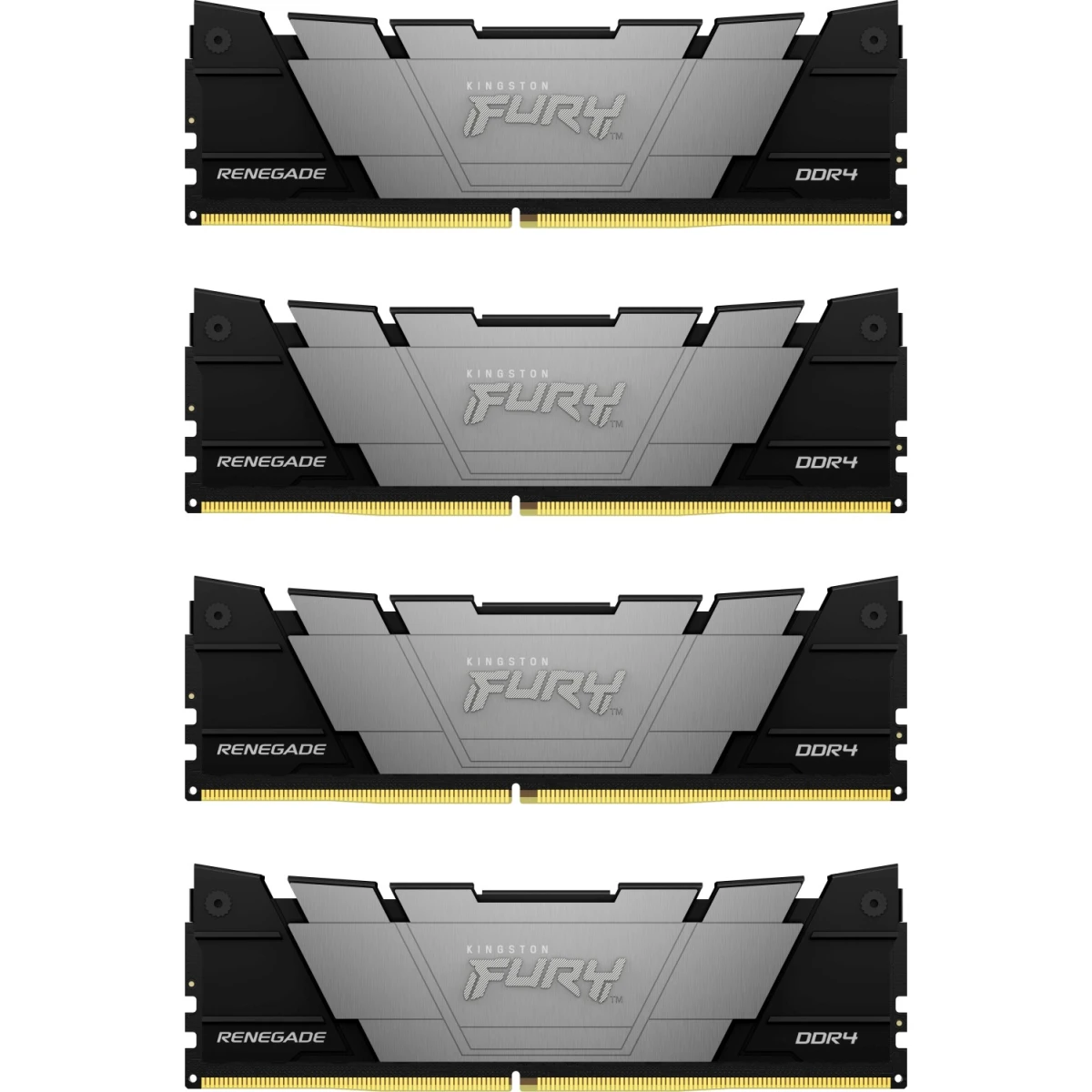 Оперативная память 128Gb DDR4 3200MHz Kingston Fury Renegade (KF432C16RB2K4/128) (4x32Gb KIT)