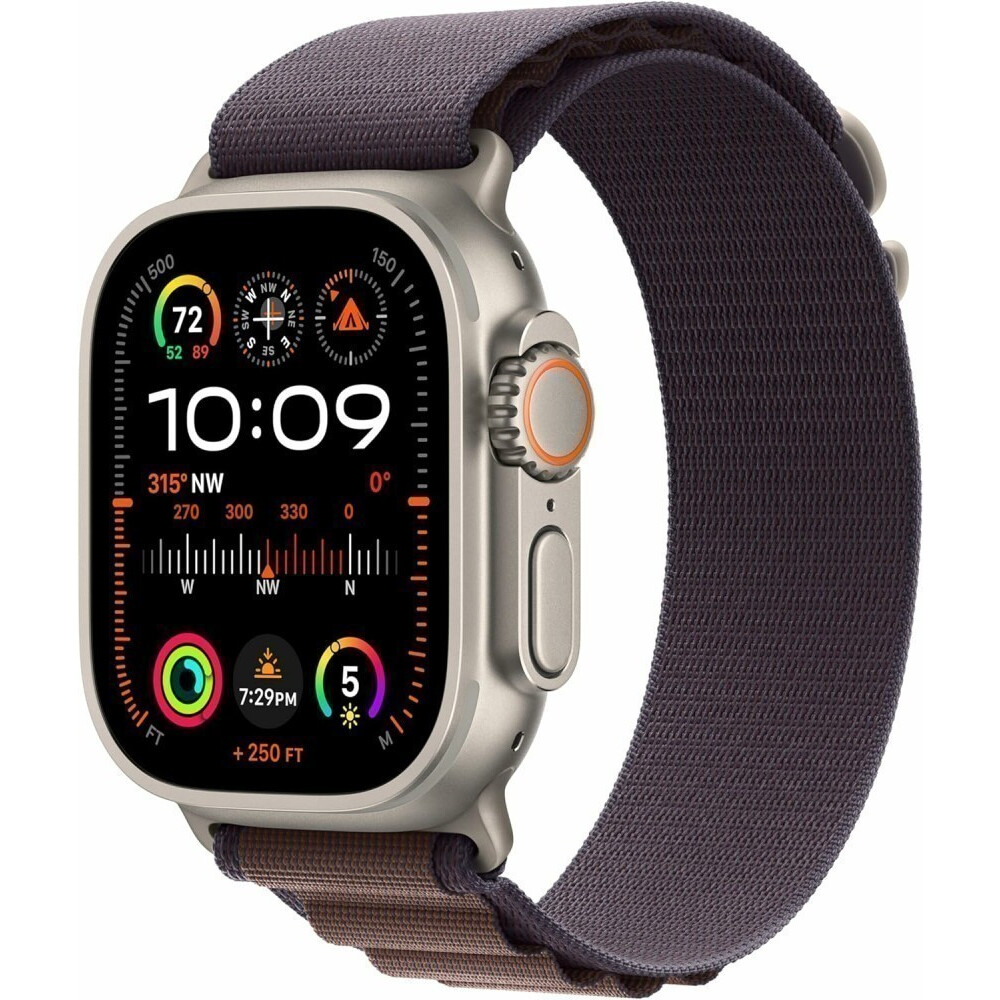 Умные часы Apple Watch Ultra 2 49mm Titanium Case with Indigo Alpine Loop Small (MRER3LL/A)