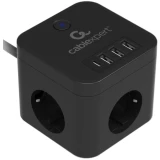 Сетевой фильтр Cablexpert Cube CUBE-3-CU3-B-1.5