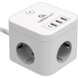 Сетевой фильтр Cablexpert Cube CUBE-3-CU3-W-1.5