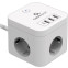Сетевой фильтр Cablexpert Cube CUBE-3-CU3-W-1.5