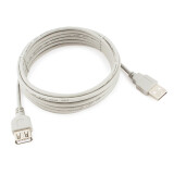 Кабель удлинительный USB A (M) - USB A (F), 3м, Cablexpert CC-USB2-AMAF-10-N