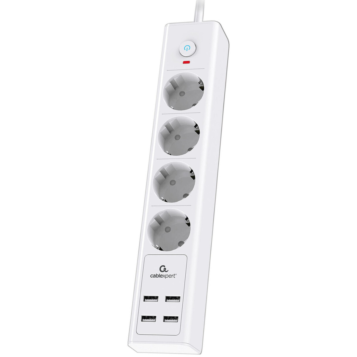 Сетевой фильтр Cablexpert Exnovo EXN-4-U4-W-2