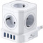 Сетевой фильтр Cablexpert Tower TWR-5-U4-W-2