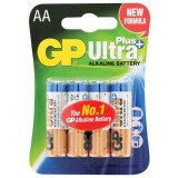 Батарейка GP 15A Ultra Plus Alkaline (AA, 4 шт.) (4891199177736)