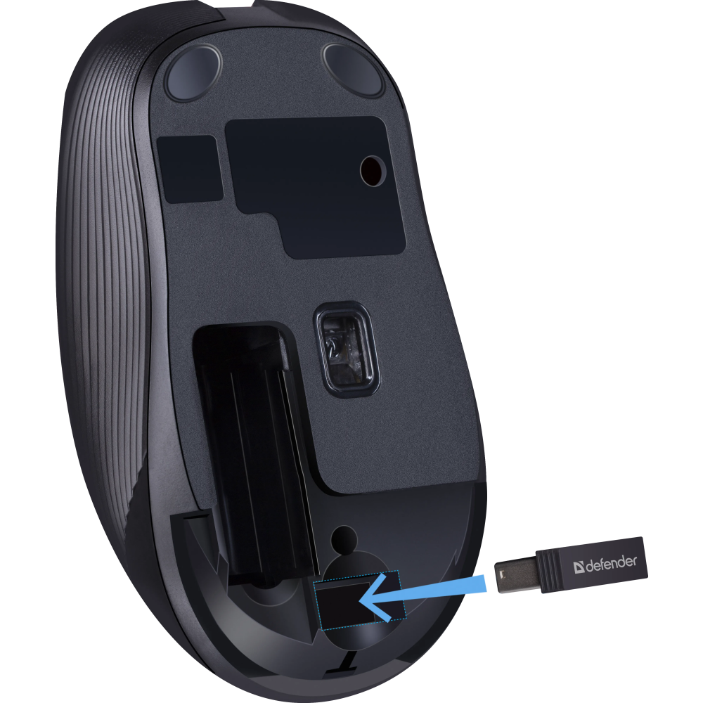 Мышь Defender Gassa MM-105 Red (52103) - фото 5